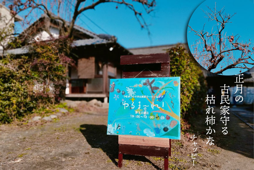 正月の古民家守る枯れ柿かな チャッピー